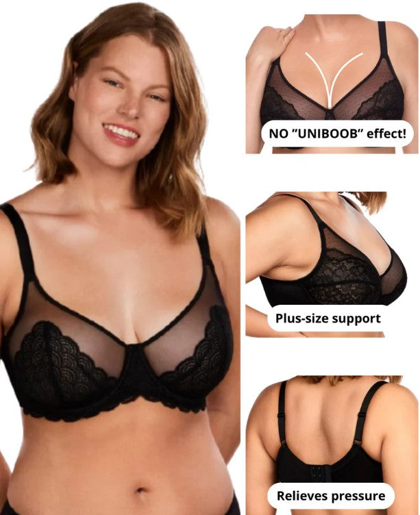 Full Coverage Underwire Minimizer Bra
